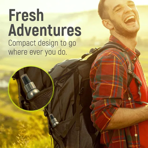 Vista 8 de Ambientador y desodorante natural para zapatos, spray refrescante para zapatos con 6 potentes aceites esenciales para control de olores a largo