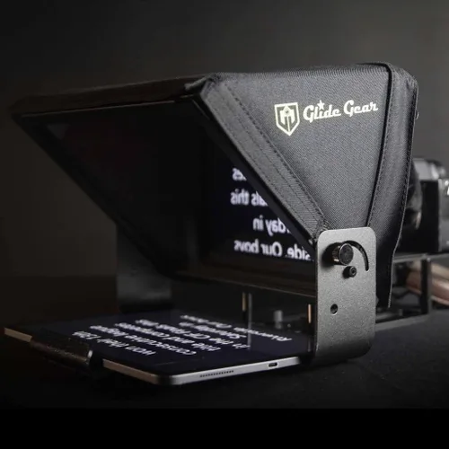 Vista 3 de Glide Gear V2 Teleprompter portátil para tablet