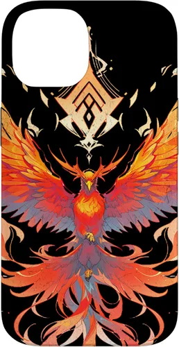 Vista 4 de iPhone 16 Rising Phoenix Fire Fenix - Símbolo de renacimiento y fuerza caso