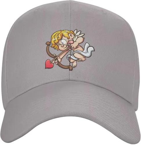 Vista 2 de Valentine's Day Angel Baseball Cap for Men Women Classic Solid Color Adjustable Dad Hat