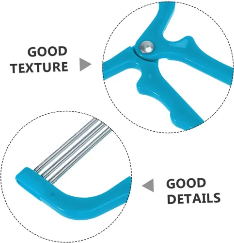 Vista 3 de Healifty Depilación de resorte, 2 unidades, depilación facial portátil, depiladora de roscado, depiladora manual de belleza para mujeres (azul)