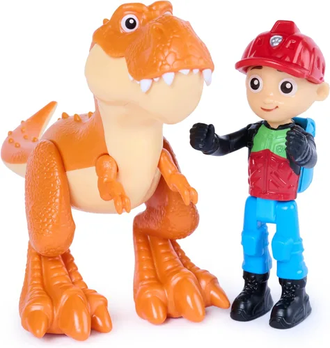 Vista 7 de PAW Patrol The Dino Movie Dino Adventure Pack con 6 figuras de juguete