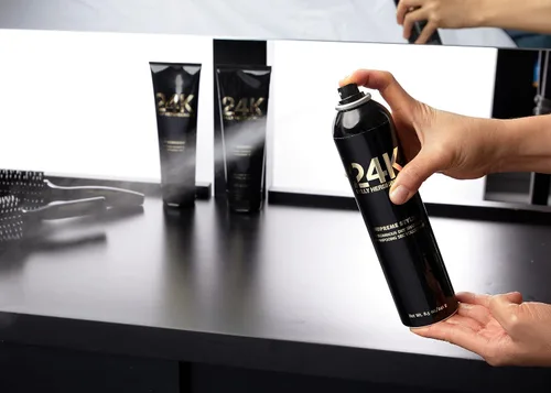 Vista 6 de Sally Hershberger 24K Supreme Stylist Champú seco voluminoso para mujeres y hombres – Spray para el cabello de viaje 3 en 1 – Limpio, suave