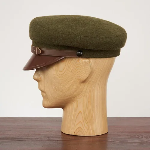 Vista 6 de Sterkowski Maciejowka - Gorra modelo 1 Gorra bretón 100% lana Gorra tradicional militar polaca para hombre