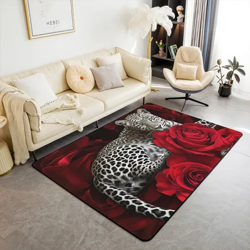 Vista 24 de Erosebridal Alfombra bohemia con estampado de ojos de 3 x 5 pulgadas, alfombra exótica de mariposa azul, estilo bohemio, alfombra decorativa moderna