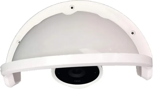 Vista 4 de Universal Sun Rain Shade Cámara Cubierta Escudo para Nest/Anillo/Arlo/Dome/Bullet Cámara Exterior - Blanco