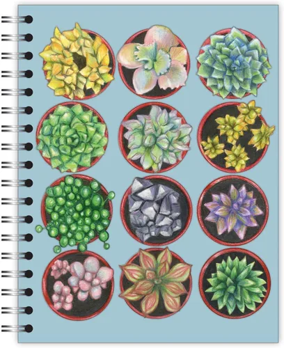 Vista 9 de Cuaderno pequeño de diseño encuadernado en espiral, diseño de puesta de sol en la playa, 9.75 x 7.5 pulgadas, 70 hojas, 100% reciclado, poages