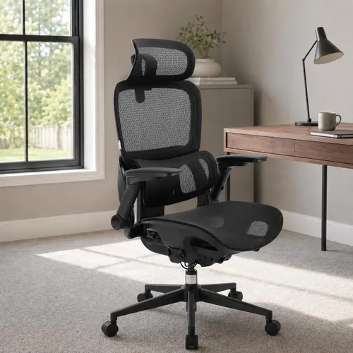 Vista 18 de SIHOO Silla de oficina ergonómica M57, silla de escritorio con respaldo