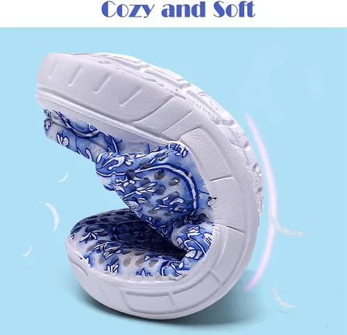 Vista 5 de Zuecos de jardín para mujer, zapatos informales, sandalias de playa, antideslizantes, para piscina, para el agua, para el hogar, calzado de verano