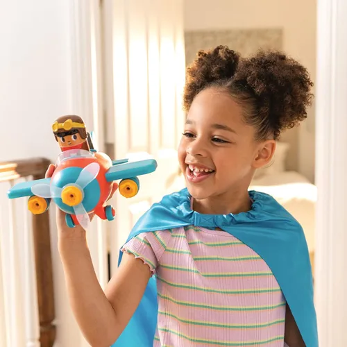 Vista 9 de Educational Insights Design & Drill Bolt Buddies Plane - Juguetes de construcción y herramientas para niños pequeños, juego de herramientas