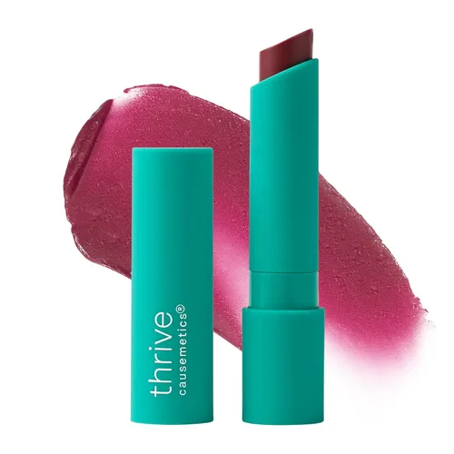 Vista 10 de Thrive Causemetics Sheer Strength - Bálsamo labial suave y difuminado, maquillaje diario esencial para mujeres, bálsamo labial ligero y cremoso
