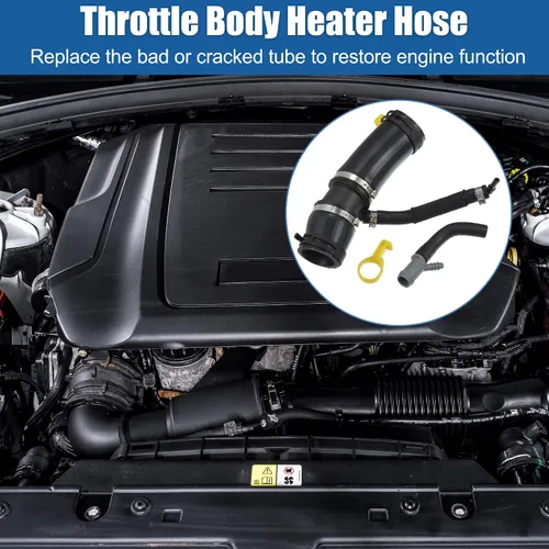 Vista 3 de X AUTOHAUX 1 Set Termostato Tubo Acelerador Cuerpo Calentador Manguera de Salida Nº LR049990/LR045239 para Land Rover Range Rover Discovery Defender