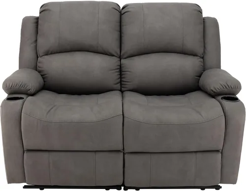 Vista 5 de Camper Comfort Asientos reclinables de pared de 58 pulgadas Sofá reclinable doble Sofá RV Asientos de teatro Muebles