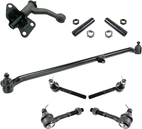 Vista 29 de TRQ Kit de dirección delantera con barra de acoplamiento de fuelle de piñón y cremallera compatible con Toyota Echo 2000-2005