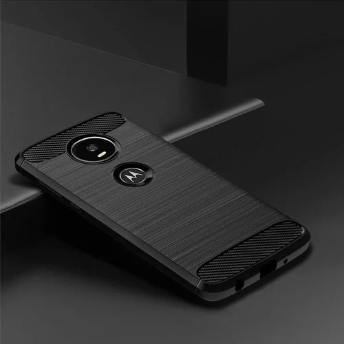 Vista 4 de Funda protectora de silicona para Motorola Moto Z4 Play con protector de pantalla de vidrio templado y funda delgada de silicona para celular