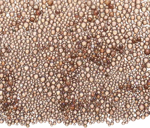 Vista 34 de Cuentas de vidrio iridiscente diminutas de burbuja, 0.4-3mm 10g Cuentas redondas micro mini transparentes sin agujero en forma de gota de agua