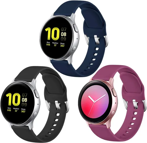 Vista 9 de Lerobo - Bandas compatibles con Samsung Galaxy Watch Active/Active 2 de 1.57 y 1.73 pulgadas/Galaxy Watch 1.65 pulgadas. Correa de reloj para Arena