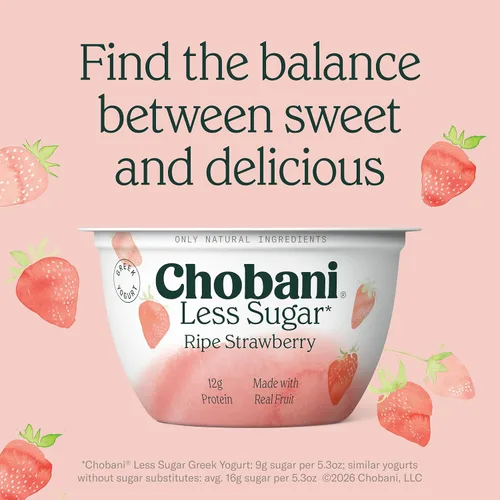 Vista 6 de Chobani Monterey - Yogur griego de fresa, 5.3 oz
