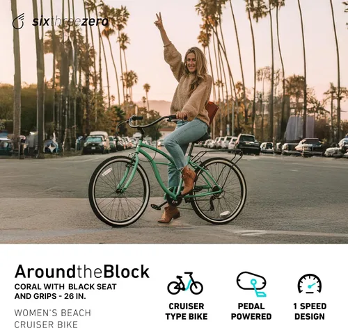 Vista 2 de sixthreezero Around The Block - Bicicleta de playa para mujer