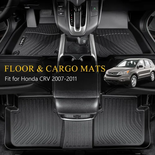 Vista 103 de Tapetes de piso para todo clima y forro de carga con respaldo para Chevrolet Suburban de 7 asientos 2021-2025 / GMC Yukon XL de 7 asientos