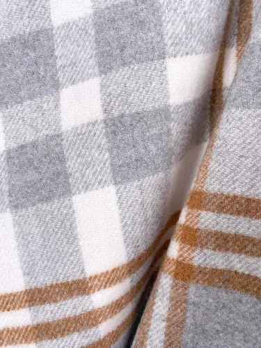 Vista 127 de Moss Rose Chal de viaje para mujer, capa tipo poncho de frente abierto para otoño e invierno
