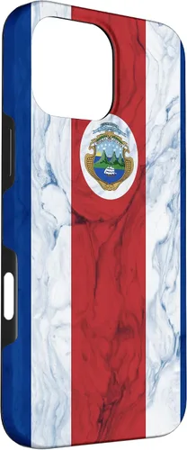 Vista 51 de Bandera de Costa Rica y fondo elegante - Funda del orgullo costarricense para iPhone 17