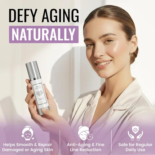 Vista 2 de Bakuchiol - Crema hidratante de 1.7 onzas, alternativa al retinol, ingredientes derivados de plantas naturales, bakuchiol y escualano, aloe, ácido