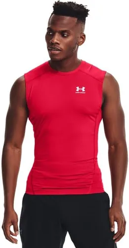 Vista 29 de Under Armour - Camiseta de compresión HeatGear sin mangas para hombre Negro (001)/Blanco