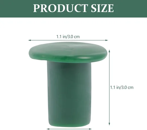 Vista 2 de Happyyami 36 tapas de caña de jardín, protectores de plástico flexibles para varillas de soporte de plantas, previenen lesiones y daños, 1.18 x 1.18