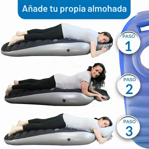 Vista 2 de Cozy Bump Una almohada de embarazo, la mejor almohada de embarazo para dormir propensa, almohada corporal de embarazo, almohada de maternidad, cama