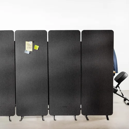 Vista 8 de VIVO Panel de privacidad independiente de 24 x 66 pulgadas, divisor de cubículo, partición acústica de pared, panel individual de 24 pulgadas