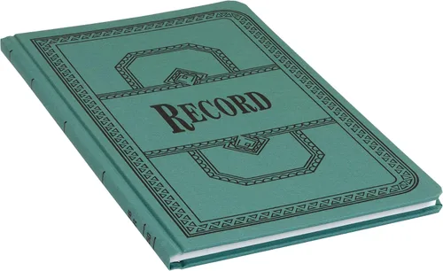 Vista 4 de Boorum & Pease 66150R - Libro de cuentas, regla de registro, azul, 150 páginas, 12 18 x 7 58