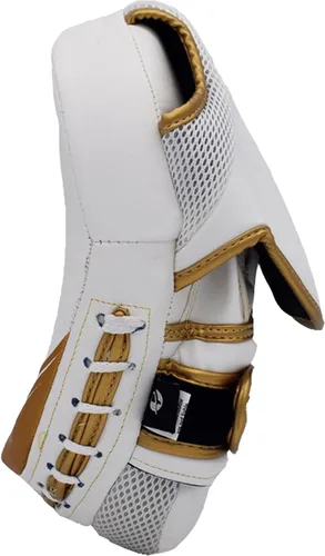 Vista 3 de UFG Ultimate - Elite Focus Pad Oro Blanco - Boxeo MMA Muay Thai Training