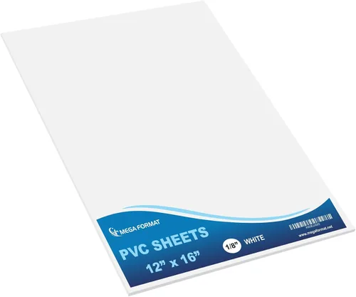 Vista 71 de Mega Format Hojas de plástico de PVC expandido – Hoja negra rígida de 5 x 7 pulgadas para manualidades, señalización y exhibiciones – Sintra Negro