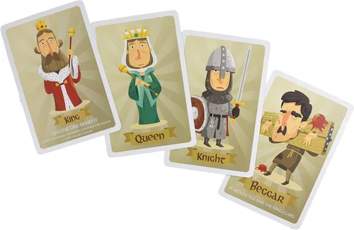 Vista 3 de Blue Wasatch Games Rank - Un juego de cartas realmente divertido para amigos y familiares donde alguien puede levantarse del mendigo y gobernar como