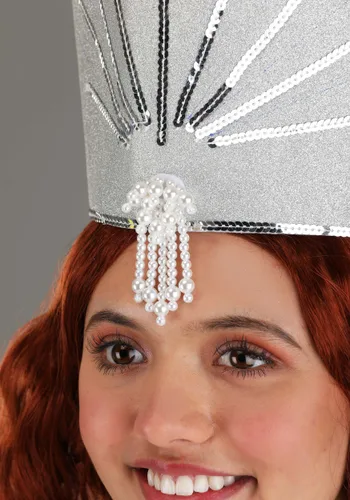 Vista 3 de Disfraz Deluxe de Glinda la Buena para Mujer Multicolor