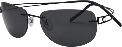 Vista 34 de Eyekepper Gafas de sol polarizadas con montura de titanio sin montura