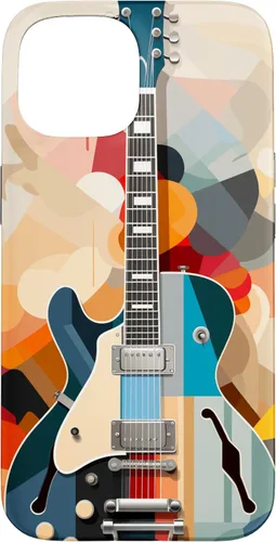 Vista 6 de Electric Guitar Abstract Art Cover Phone Case for iPhone 17