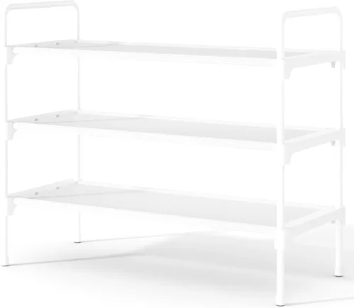 Vista 12 de Kitsure Zapatero para armario, estante de zapatos resistente y duradero, zapatero para entrada, organizador de zapatos personalizado de bricolaje