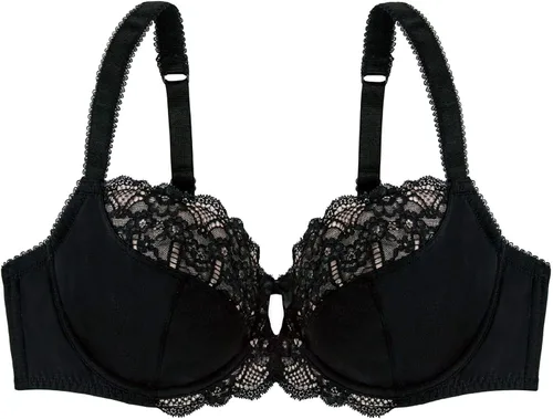 Vista 2 de DORINA Celine D17456A - Brasier de encaje para mujer (copa completa, no acolchado, con aros, talla grande)
