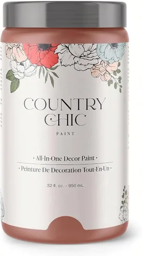 Vista 27 de Country Chic - Pintura a la tiza todo en uno para muebles y armarios, ecológica, acabado mate, con primer y sellador, para madera y metal, Alchemist