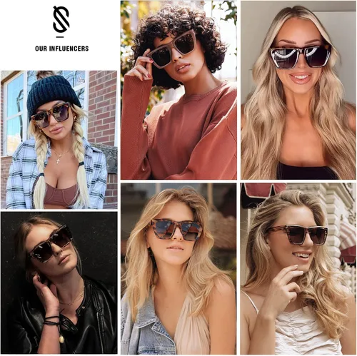Vista 2 de SOJOS - Gafas de sol de moda para mujer y hombre