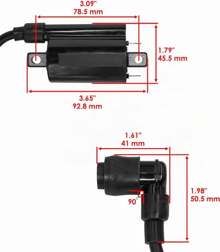 Vista 2 de Caltric Bobinas de encendido compatibles con John Deere 285 320 345 425 445 AM120732