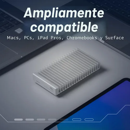 Vista 3 de OWC Express 1M2 80G USB4 80Gb/s Caja portátil NVMe M.2 SSD
