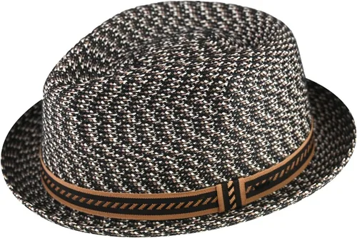 Vista 15 de Bailey of Hollywood Mannes - Sombrero trenzado Fedora Trilby para hombre Amphora