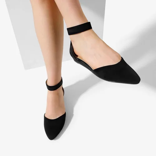Vista 7 de Dream Pairs - Zapatos de plataforma baja con correa en el tobillo para mujer