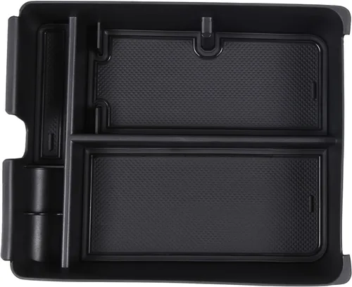 Vista 5 de Bandeja organizadora de control central para Honda Pilot 2023 2024, pasamanos de consola central automática, caja de almacenamiento de privacidad