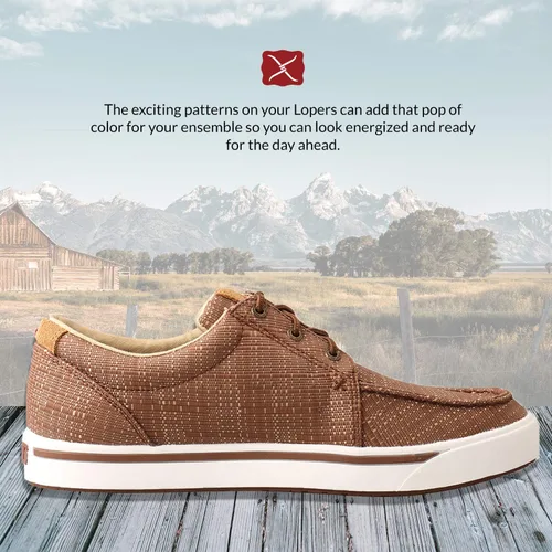 Vista 2 de Twisted X Hooey Lopers Zapatillas de lona para hombre
