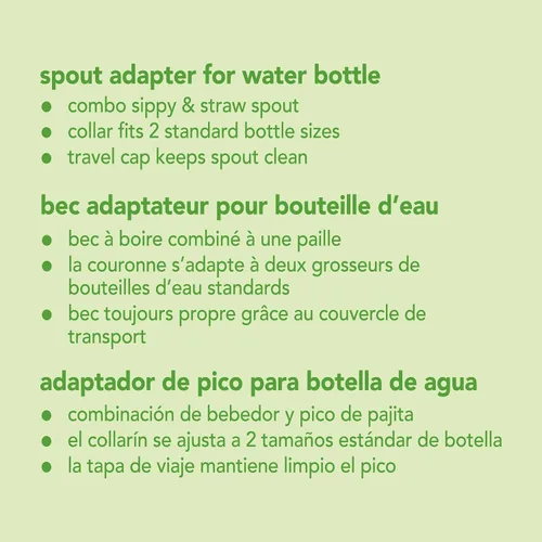 Vista 5 de green sprouts Adaptador de boquilla para botella de agua
