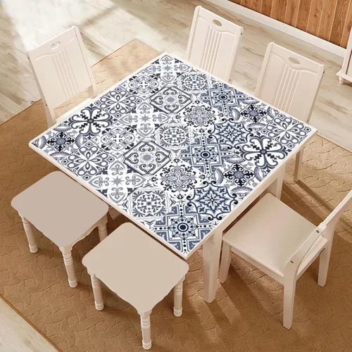 Vista 9 de 10 pegatinas decorativas autoadhesivas para azulejos, impermeables, para dormitorio, baño, escalera, decoración del hogar